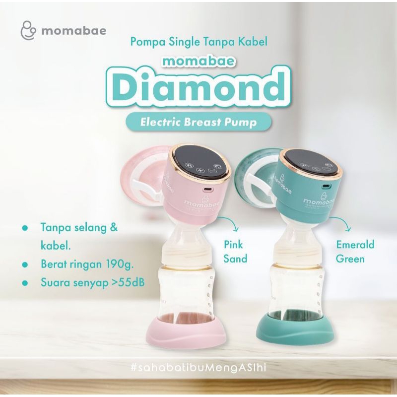 MOMABAE – DIAMOND Pompa ASI Elektrik - Breast Pump Electric - Pumping ASI Portable