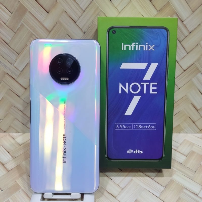 Infinix Note 7 6/128 GB Handphone Second Fullset