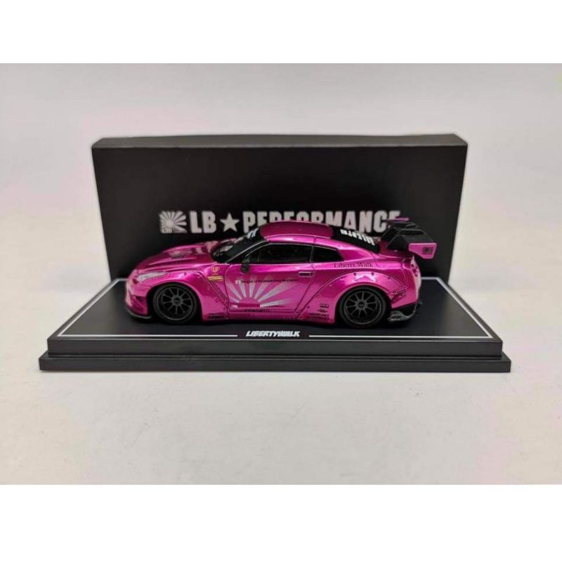 LB Performance 1/64 Nissan GT-R R35  Liberty Walk pink flash