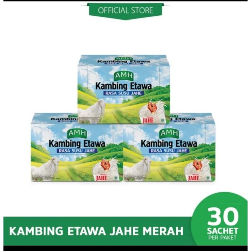 

AMH Susu Kambing Etawa Susu Jahe 3 box Susu Herbal minuman kesehatan