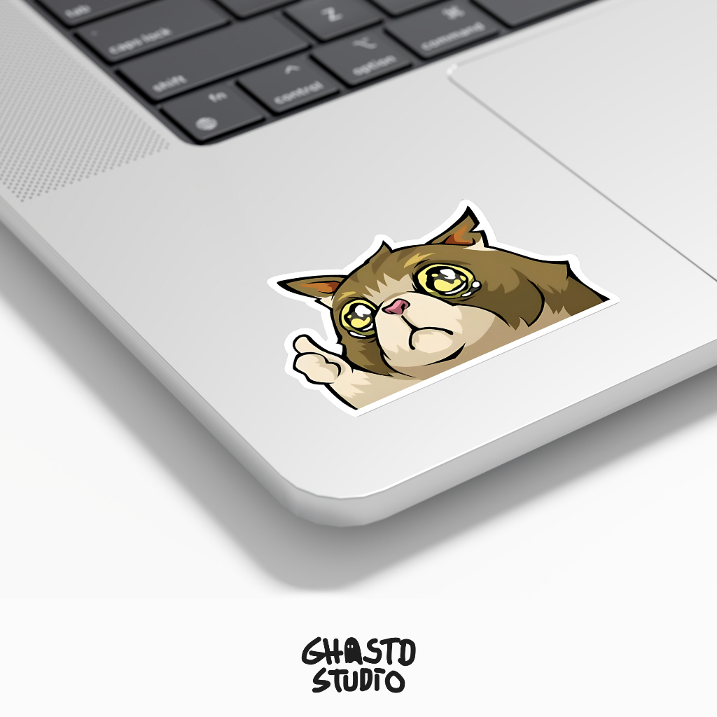 

Crying Cat Valorant Spray Sticker | 5 cm Vinyl Glossy