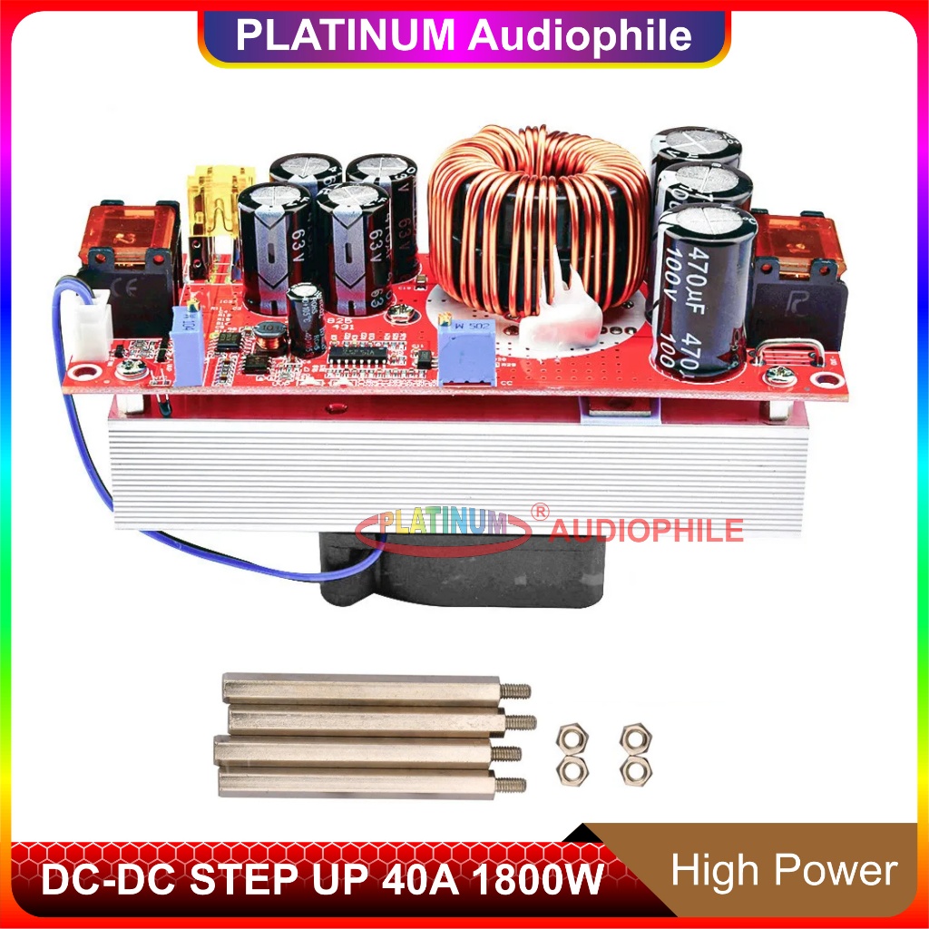 LAKU DC-DC Step Up 1800W 40A Boost Converter Hh Power Stepup Modul SU-1800W