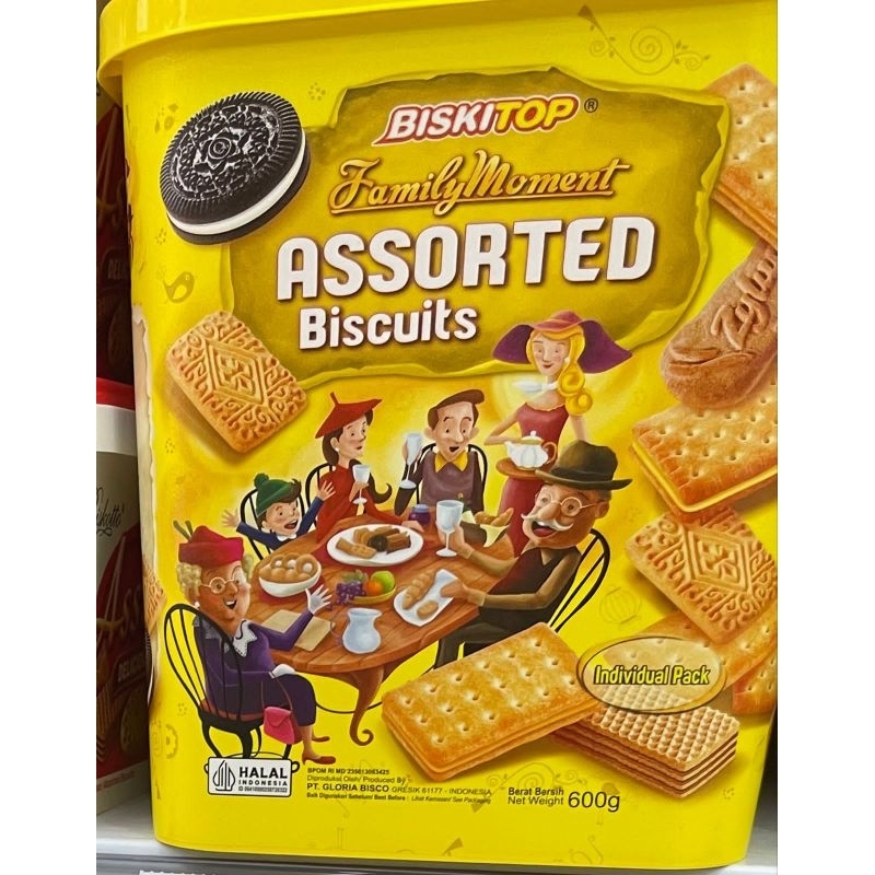 

biskitop family moment assorted biscuit 600gr