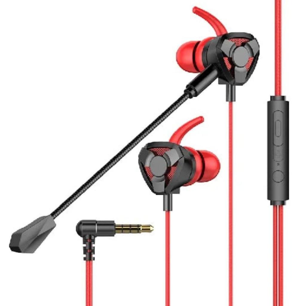 G9 Earphone 3.5mm Headset Kabel Stereo HiFi Bass Handsfree Musik Olahraga Hedset Gamer Esport