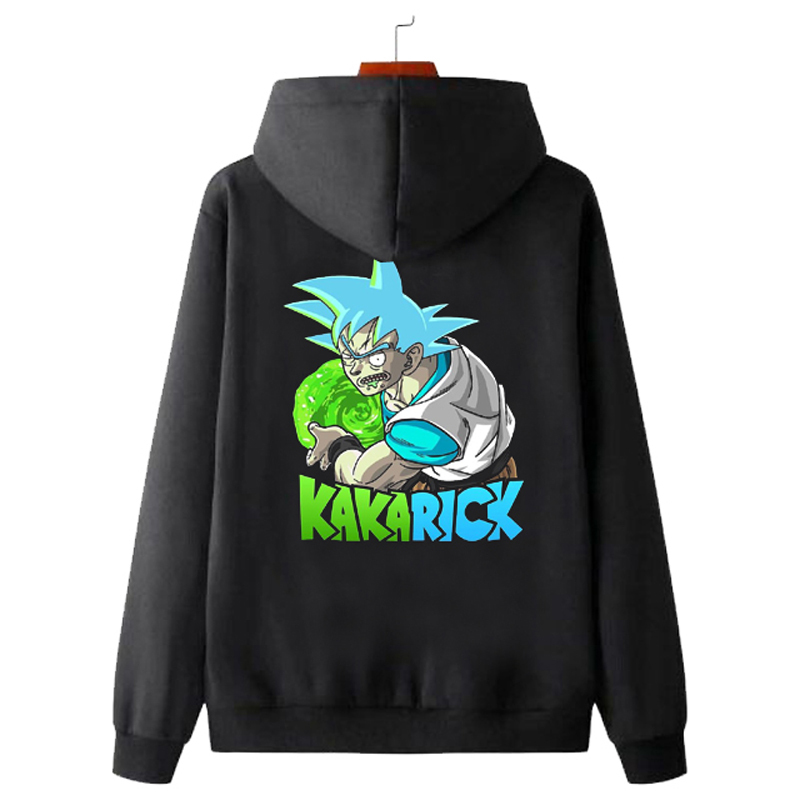 Funny KakaRick Meme Kamehameha Hoodie Bahan Cotton Fleece | Pullover & Zipper | READY STOCK | Siap K