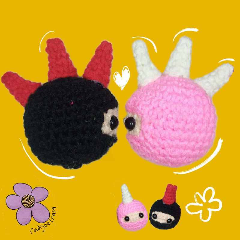 Radjoetrasa Custom Keychain Amigurumi Balaclava