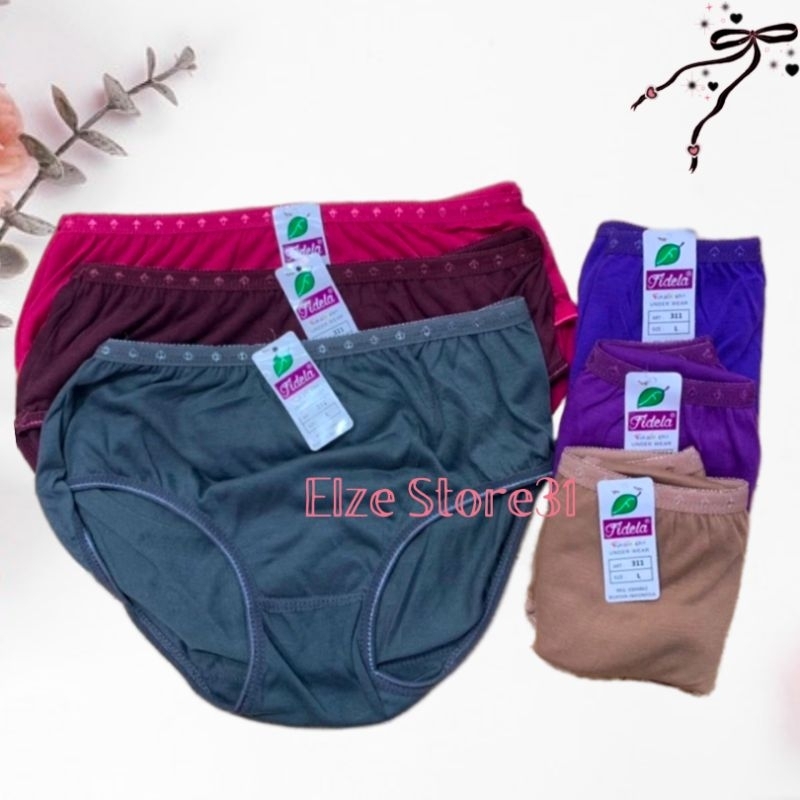 FIDELA - celana dalam wanita fidela murah meriah 6 pcs