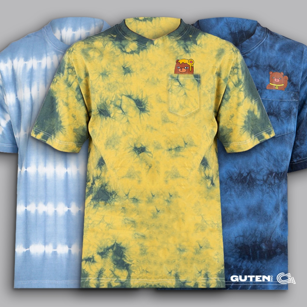 Guten Inc - "VOLUME 3" Kaos Tiedye Pria T-Shirt Guten