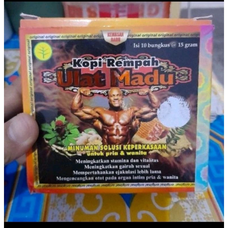 kopi rempah ulat madu grenk 100% original