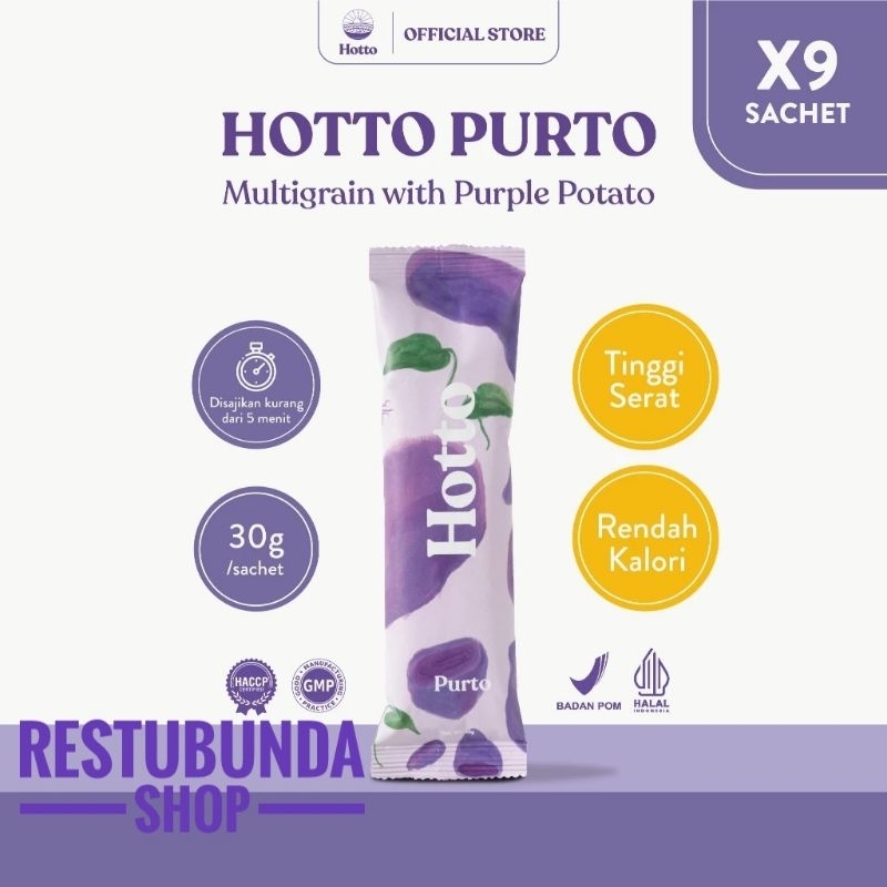 

HOTTO PURTO Multigrain 9 SachetOriginal BPOM