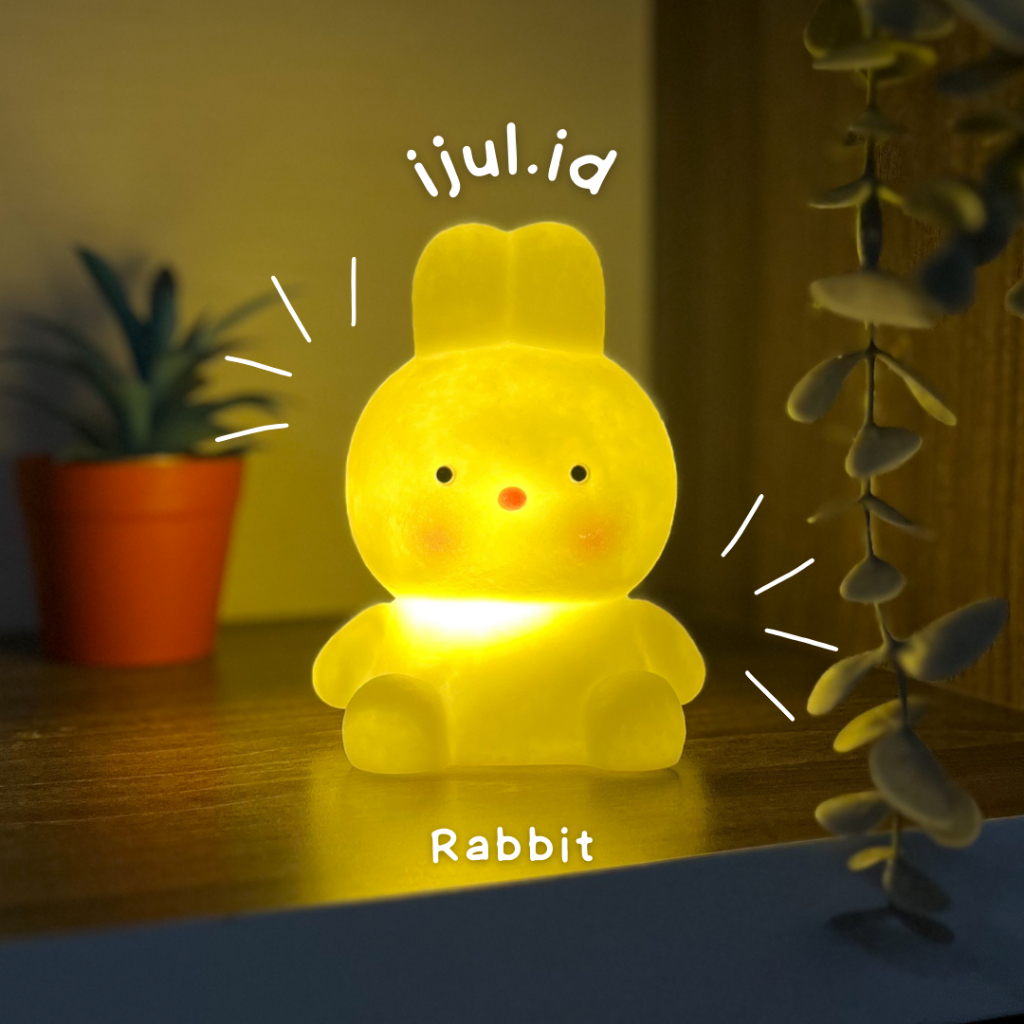 ijul.id | Kado Lucu Lampu Tidur Kelinci Hiasan Kamar Tidur Anak Lampu Kamar - Rabbit