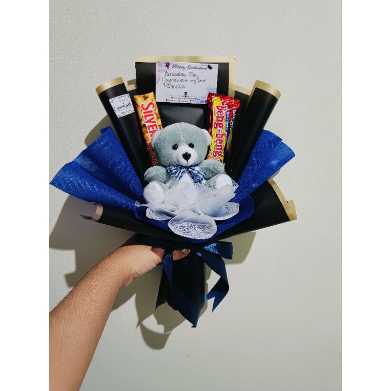[WP] Buket Boneka Beruang Teddy Bear Coklat Wisuda SD, SMP, SMA/ Buket Ulang Tahun Anak/ Buket Wisud
