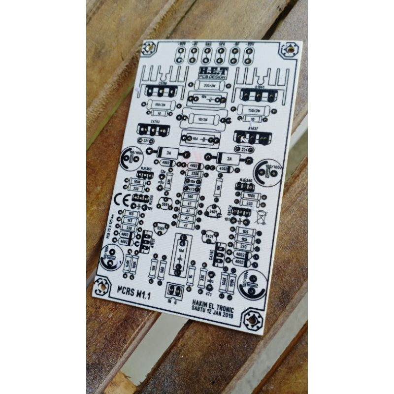 pcb driver mcrs w1.1 hakim elektronik