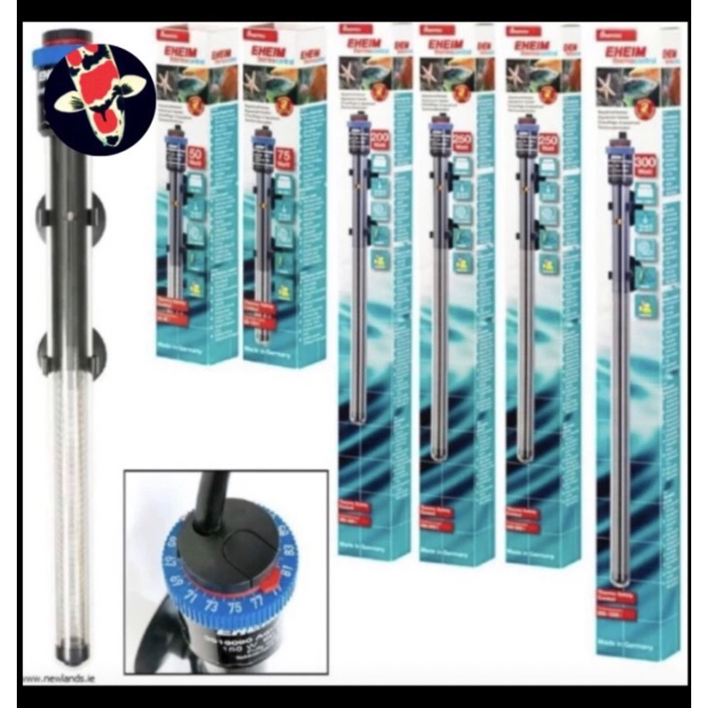 HEATER EHEIM 300 - 200 - 150 - 100 Watt / HEATER PEMANAS AQUARIUM KOLAM IKAN