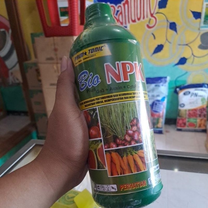 Pupuk Cair Bio NPK Plus Ga3 Auxin Cytokinin 1 Liter