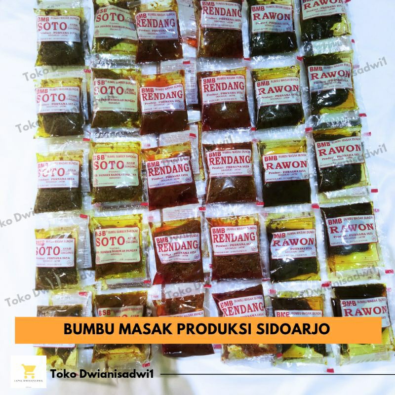 

Bumbu Rendang Bumbu Masak Bunda BMB Jawa Timur| Bumbu Soto | Bumbu Rawon Produksi Sidoarjo