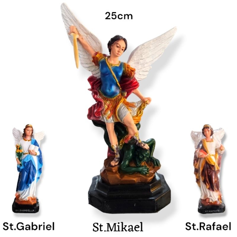 Patung Malaikat Agung 25 cm St.Mikael St. Gabriel St.Rafael