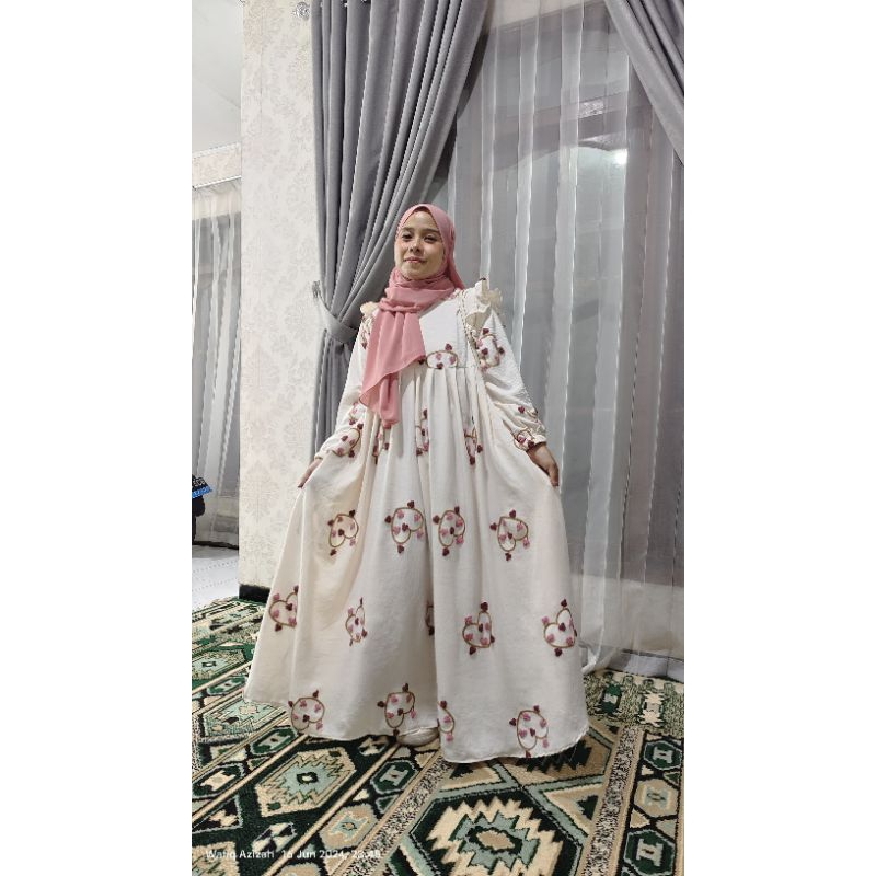 gamis crinkle air flow premium wafiq azizah