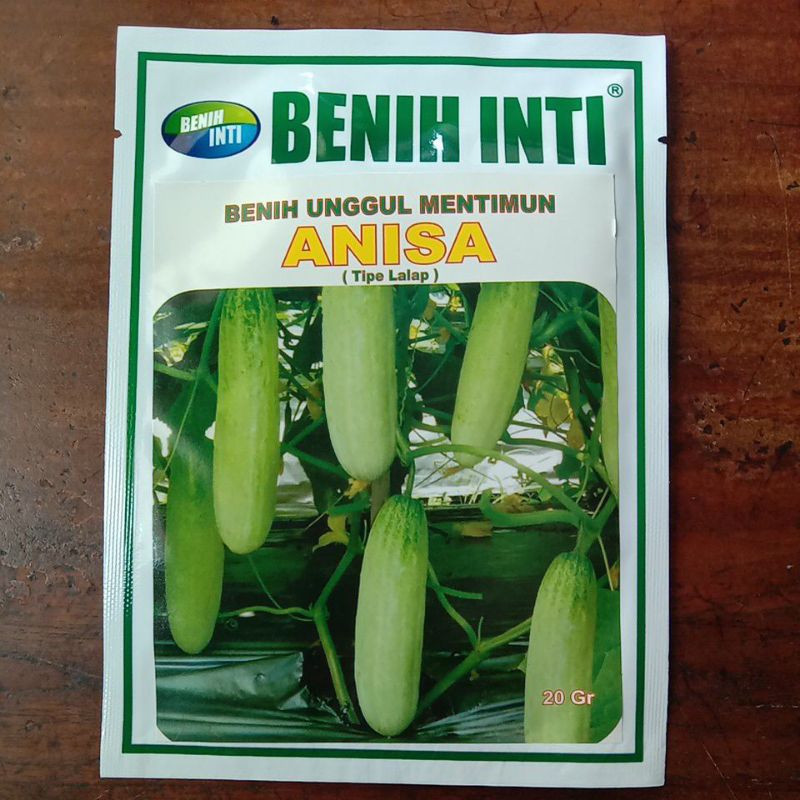 Benih Timun Putih  ANISA 20 GR (Timun Lalap)✓Benih Inti