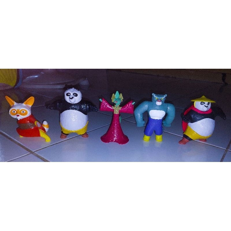 Action Figure Kungfu Panda 4 Set