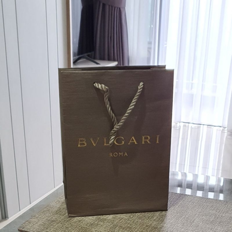 

Paper Bag BVLGARI Kantong Belanja Original