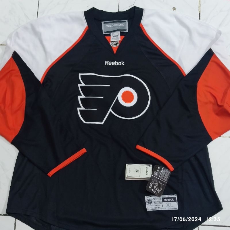 JERSEY REEBOK HOCKEY PHILADELPHIA FLYERS BLACK