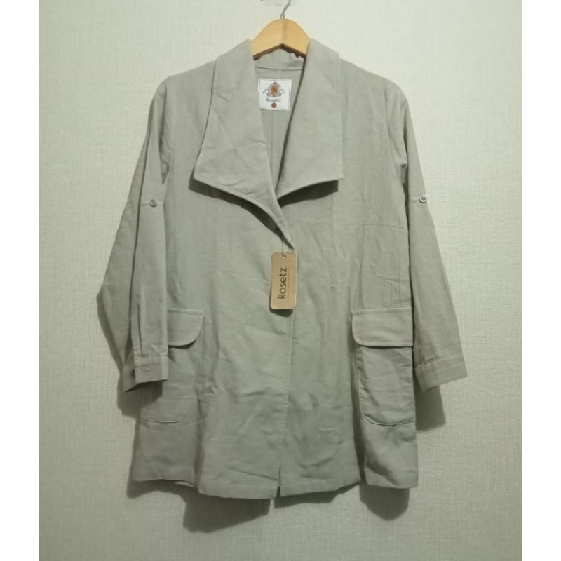 Le' Rosetz - Blazer Open Front Collar Size S, L, XL, XXL