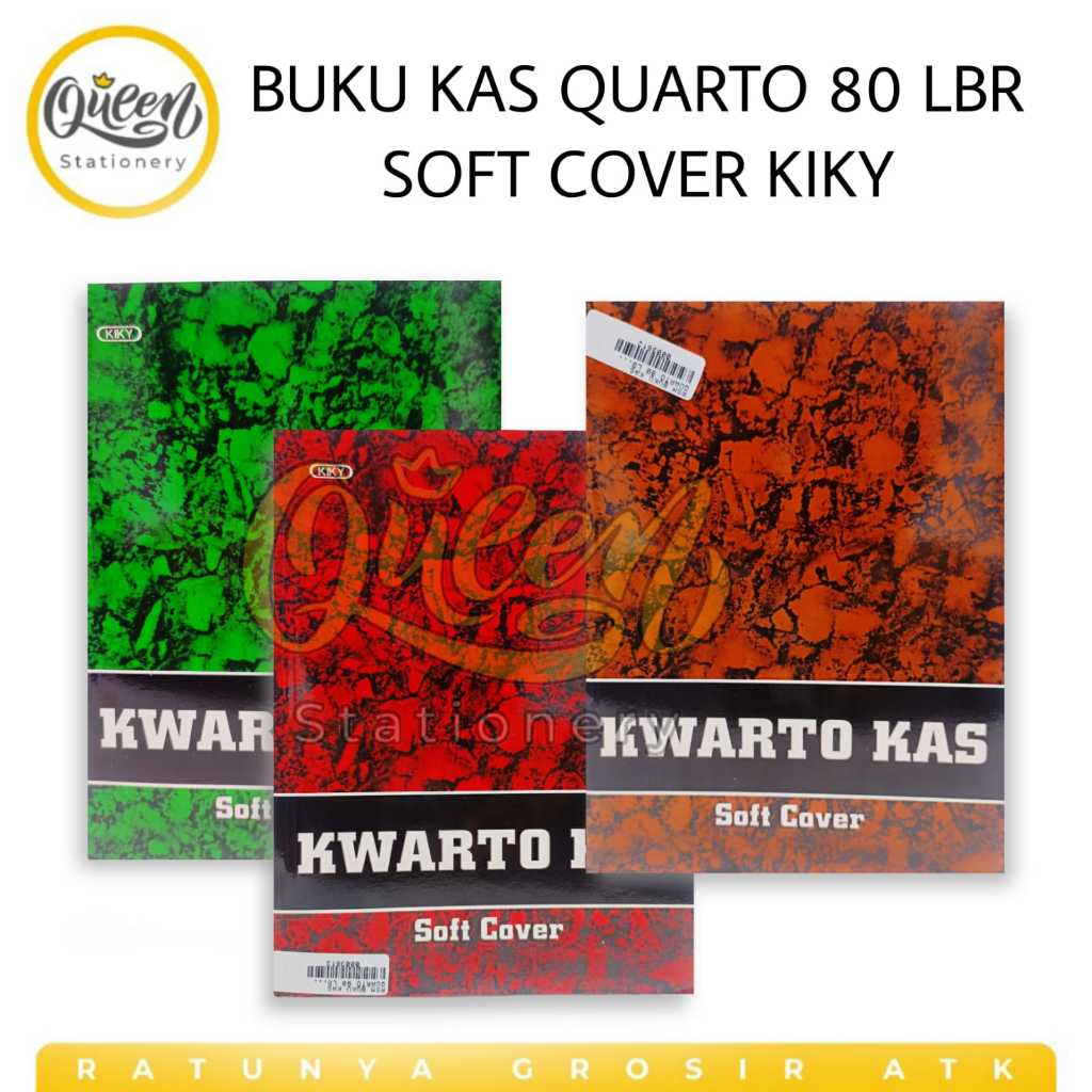 

1 PCS BUKU KAS QUARTO 80 LBR SOFT COVER KIKY / BUKU KEUANGAN KIKY