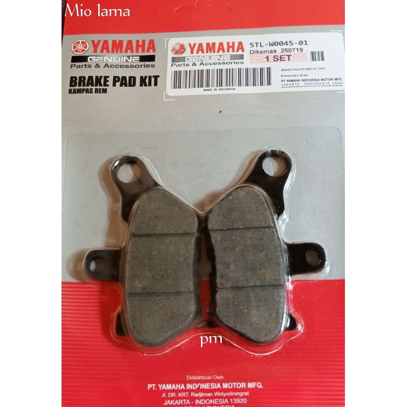 Kampas rem depan Mio sporty