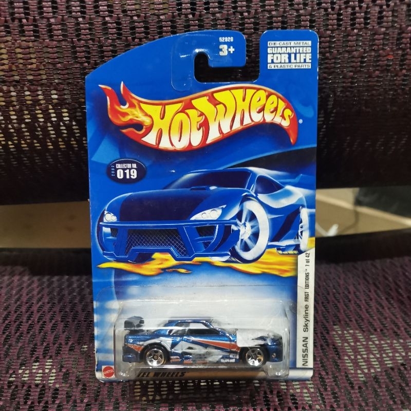 Hot Wheels Nissan Skyline GTR R32 First Edition 2002 no 19