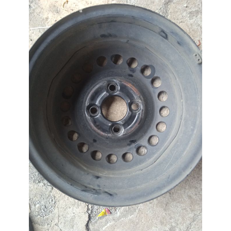 Velg kaleng,Velg serep Bekas sigra R13 4x100.untuk ayla agya brio karimun sigra