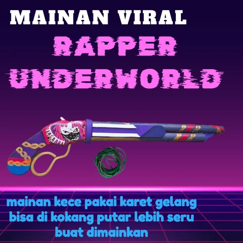 mainan kayu freefire sg rapper