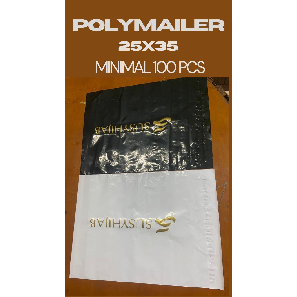 

SABLON POLYMAILER 25X35 (Min 100 pcs ), Bahan Premium
