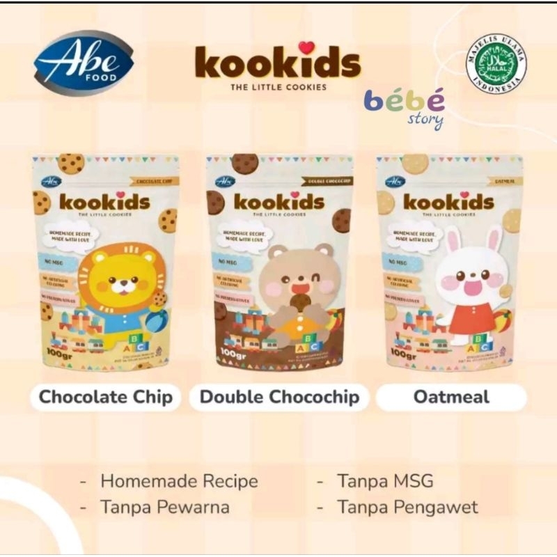 

ABE FOOD KOOKIDS THE LITTLE COOKIES / CEMILAN SEHAT COOKIES