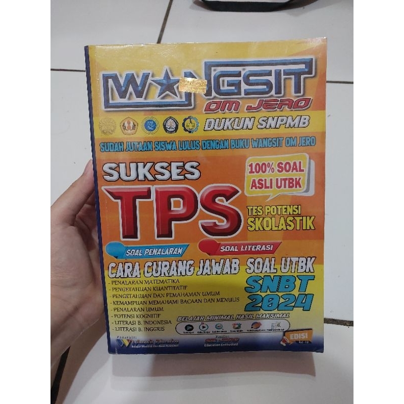 PRELOVED WANGSIT OM JERO PAKET SUKSES TPS SNBT 2024