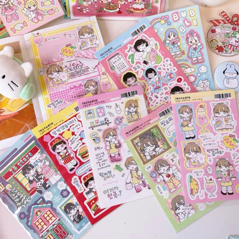 

sticker confetti deco korean photocard stiker dekorasi readystock B1730