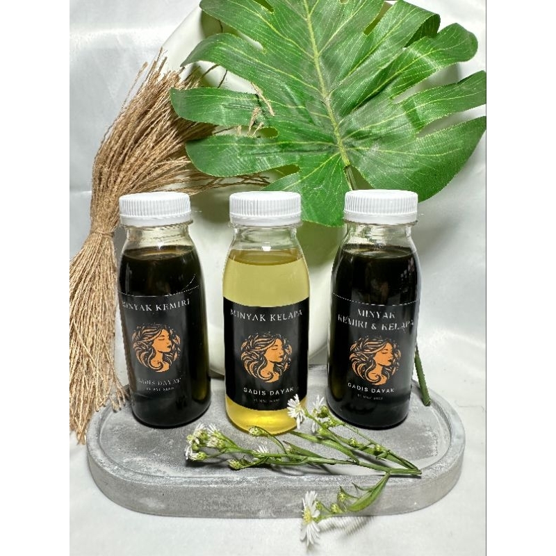 Minyak Kelapa bakar | Minyak Kemiri bakar | Campur Minyak kemiri dan kelapa