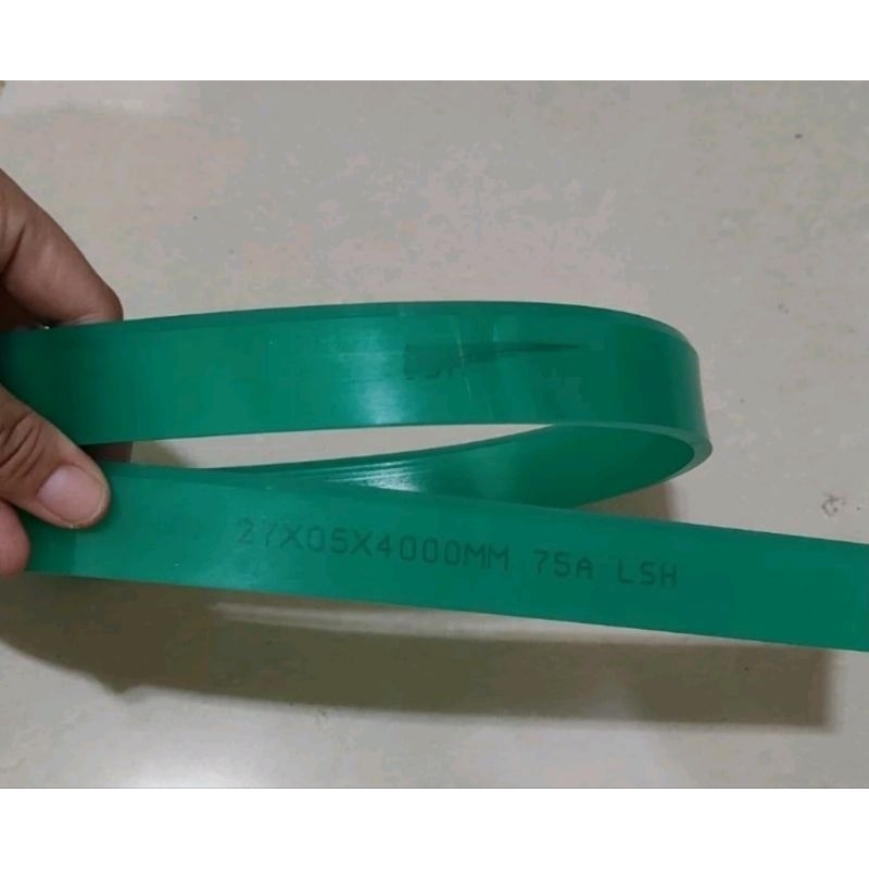 karet Rakel sablon lancip hijau 75A
