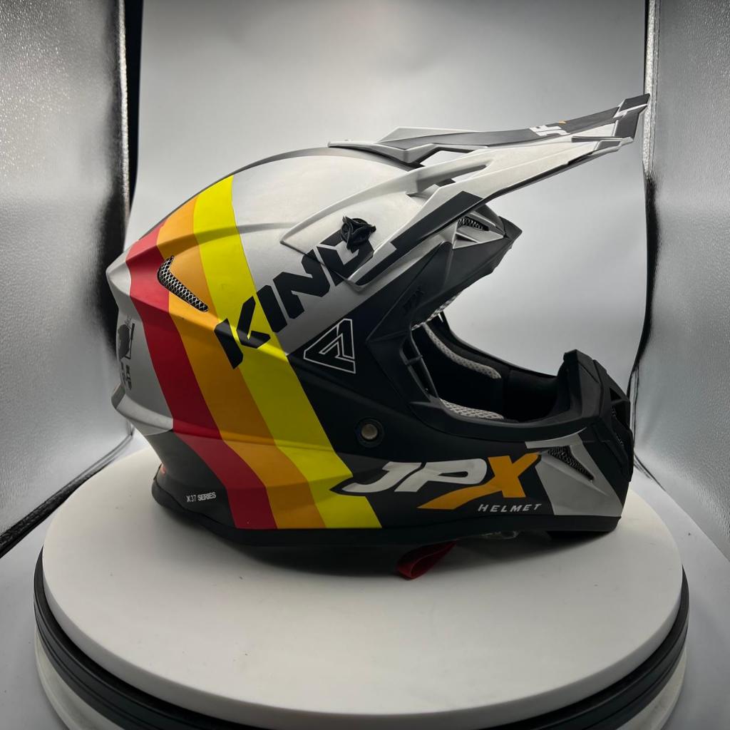 HELM JPX / OBRAL JUAL RUGI HELM JPX CROSS FOX1 FOX 1 MOTIF ORIGINAL