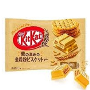 

KIT KAT Mini Whole Grain Japan /Biscuit Coklat Import Japan 124gr