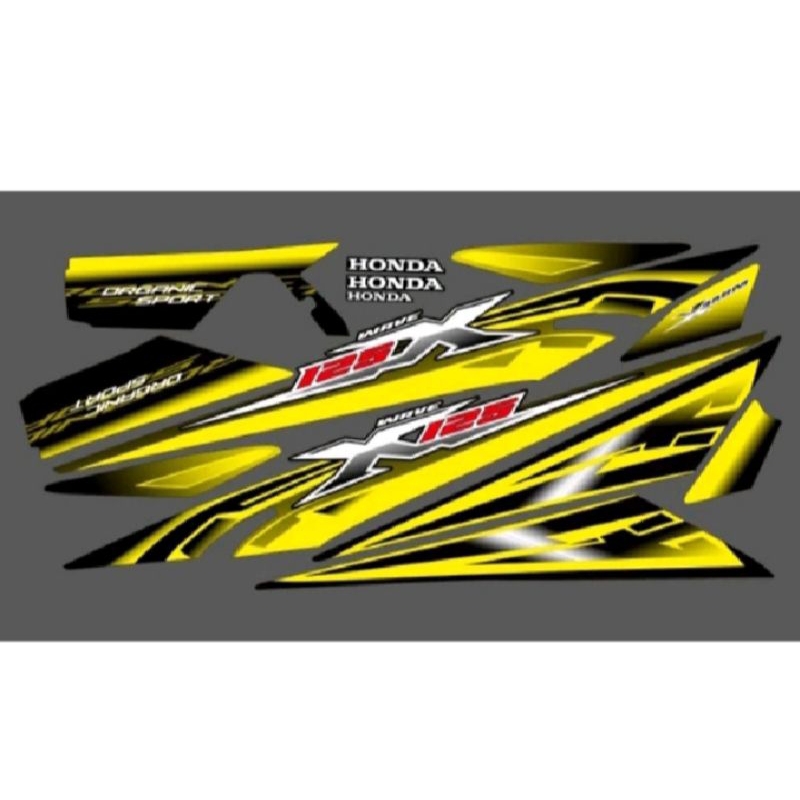 STRIPING HONDA REVO OLD/WAVE X 125