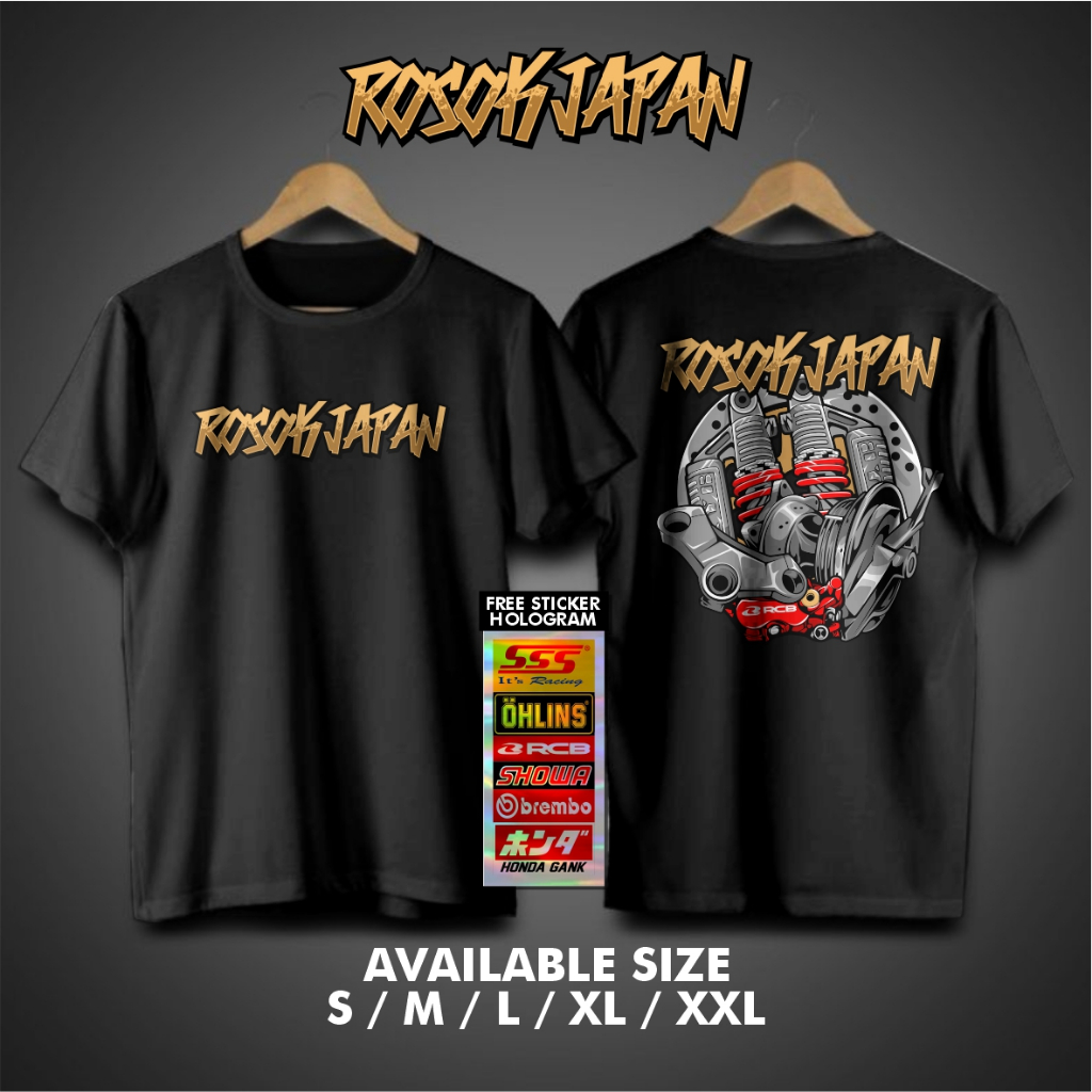 COD Kaos Rosok Japan Terbaru - Kaos Distro Pria Baju Herex Racing CB TIGER GL MP C70 ASTREA Cotton C