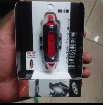Lampu belakang cas sepeda led