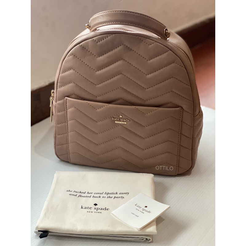 KateSpade Reese Park quilted backpack