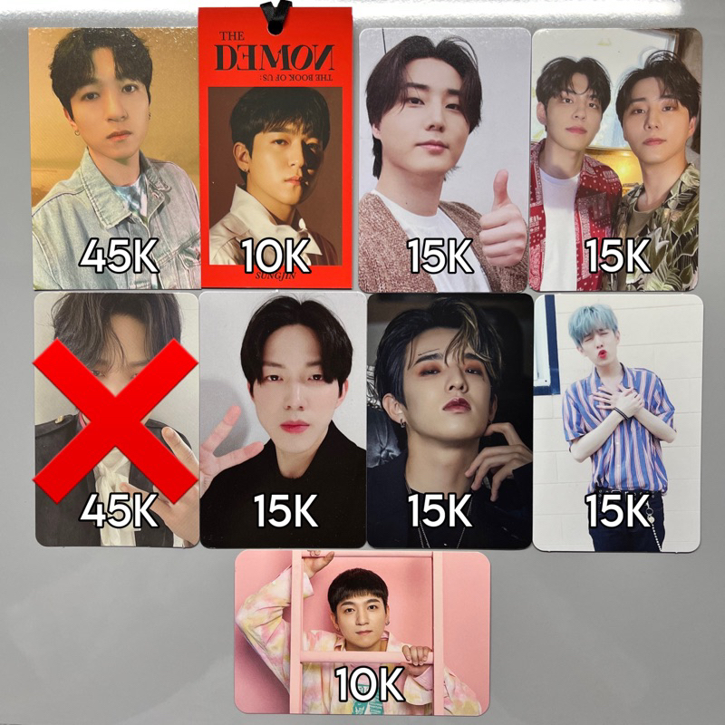 [BACA DESC] SALE PC Bookmark DAY6 Sungjin YoungK Wonpil Dowoon Jae Eaj Album RTM, Shoot Me, Negentro