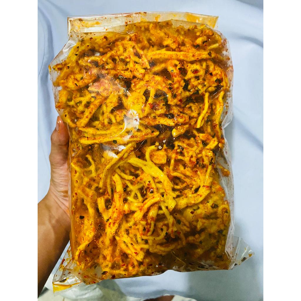 

seblak kerupuk mie pedas daun jeruk/original daun jeruk kemasan 1kg 500gr 250gr