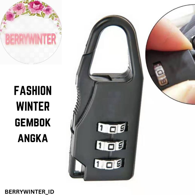 Gembok Koper Angka Pengaman Luggage Padlock Travel