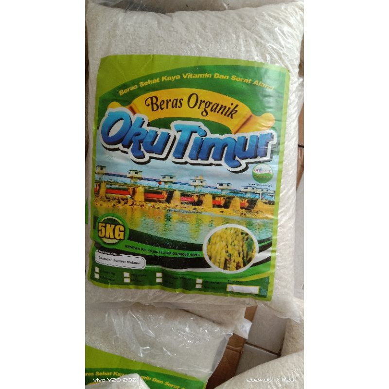 

Beras organik pandan OKU TIMUR 5kg
