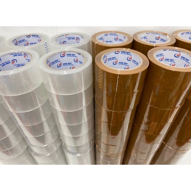 

Lakban / isolasi murah 1 slop isi 6pcs / Lakban cuci gudang