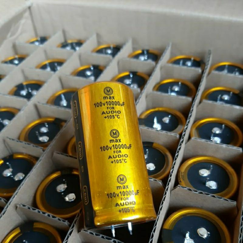 ELKO AUDIO POWER SUPLY 1000UF 100V MAX GOLD